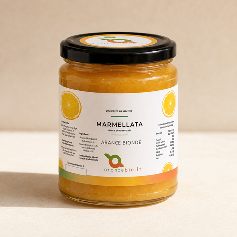 Marmellata di Arance Bionde  (6 vasetti)