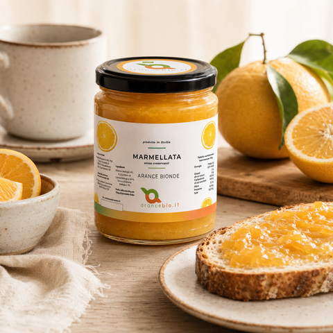 Marmellata di Arance Bionde  (6 vasetti)