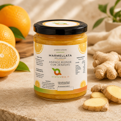Blond Orange and Ginger Jam (6 jars)