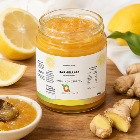 Marmellata di Limoni e Zenzero (6 vasetti)