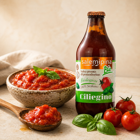 Salsa pronta di pomodoro ciliegino Bio