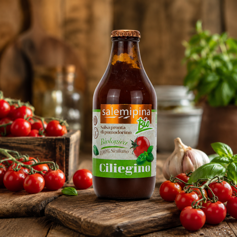 Salsa pronta di pomodoro ciliegino Bio