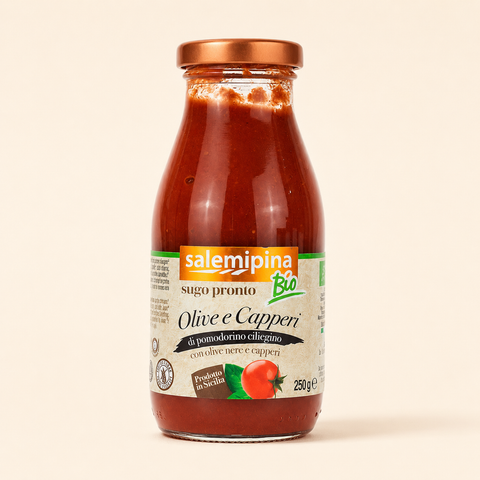 Sugo pronto Olive e Capperi Bio