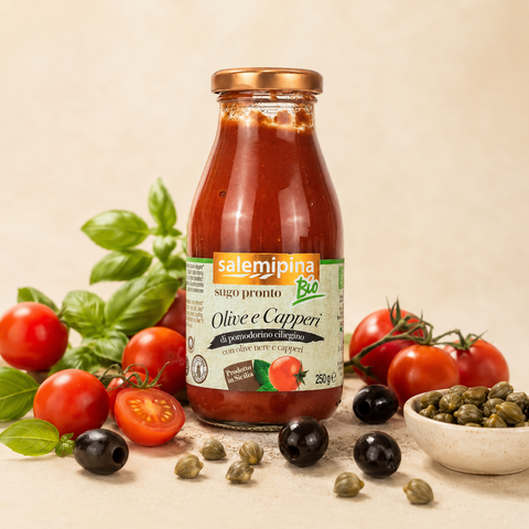 Sugo pronto Olive e Capperi Bio